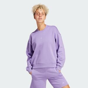 ADIDAS ALL SZN WOMENS PURPLE FLEECE SWEATSHIRT XL